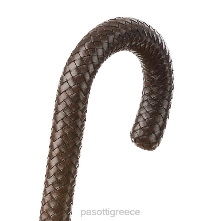 ομπρέλα | PASOTTI 478 5880-3 n37 - κλασική ομπρέλα με πλεγμένο δερμάτινο χερούλι 2N6B8137 άνδρες